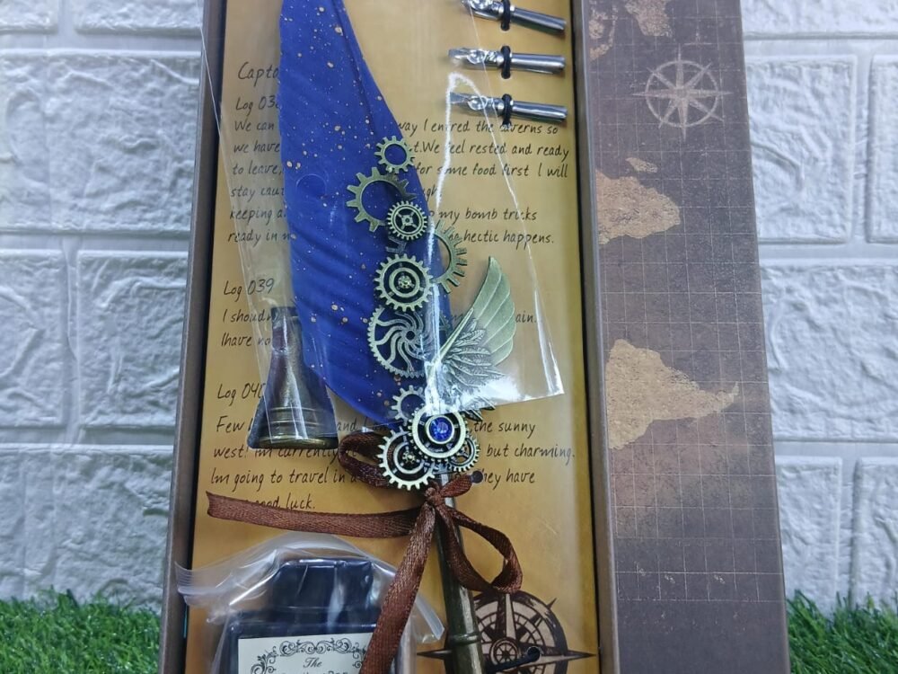 Set de pluma estilográfica steampunk