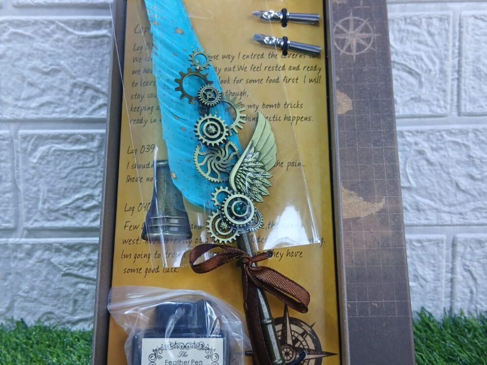Set de pluma estilográfica steampunk