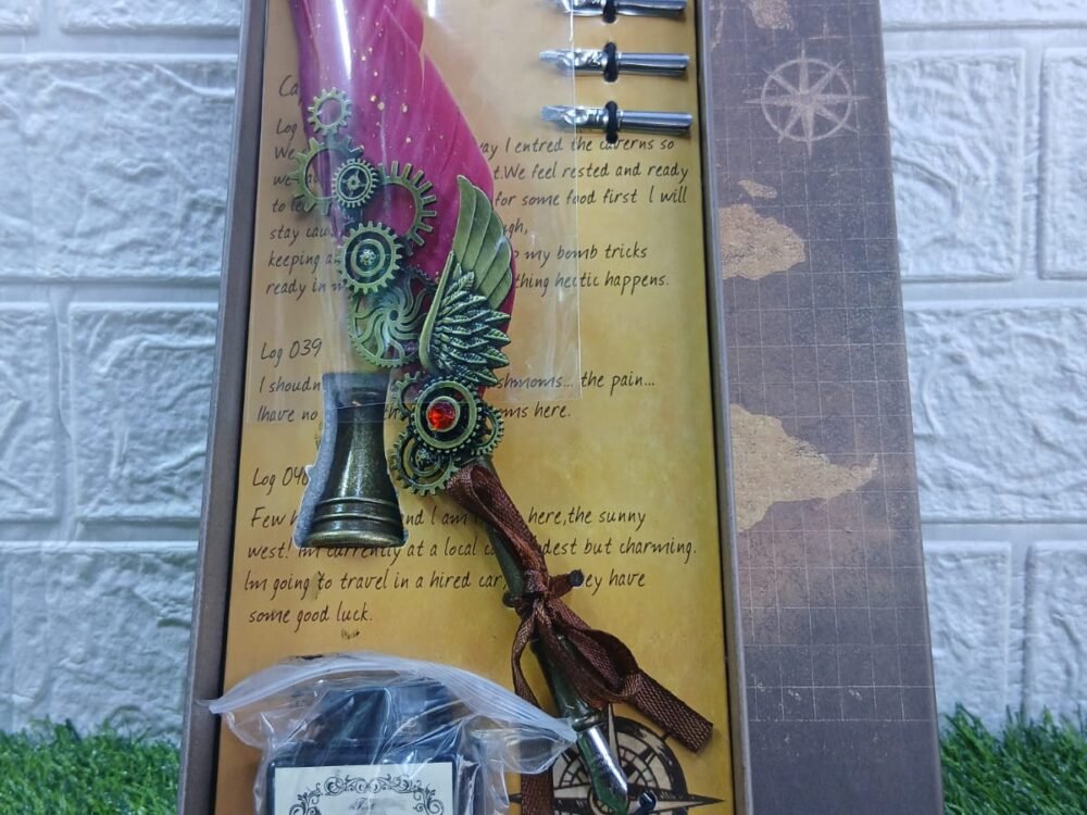 Set de pluma estilográfica steampunk