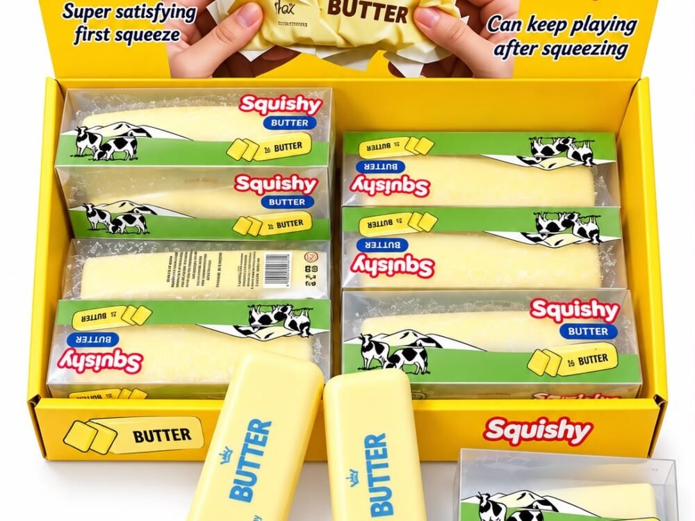 Squishy mantequilla con cera